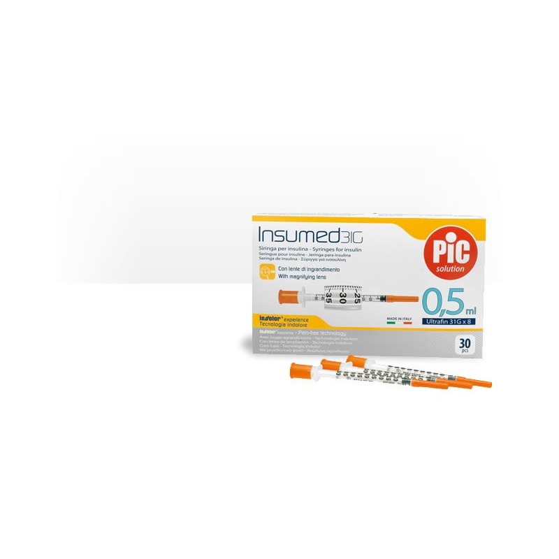 Insumed Syringe INSUMED 0,5ML G29 SERINGUE INSULINE