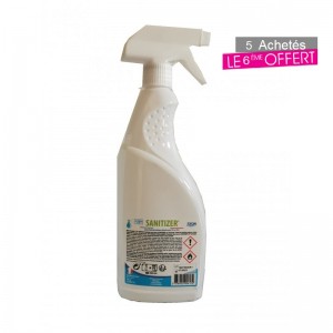 Spray hydroalcoolique desinfectant